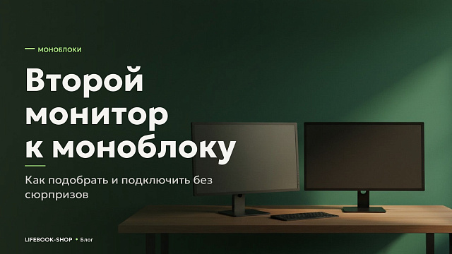 Второй монитор к моноблоку: как подобрать и подключить без сюрпризов