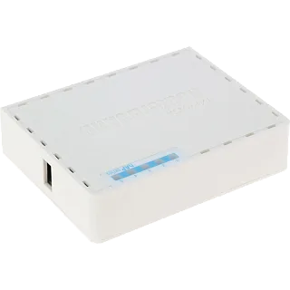 Wi-Fi роутер MikroTik hAP RB951Ui-2nD, 2,4 ГГц, 5 портов 100 Мбит/с, пассивный PoE, USB 2.0
