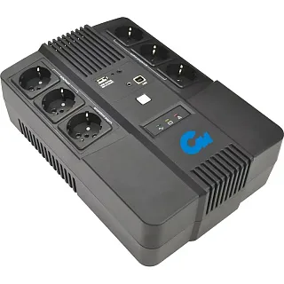ИБП Парус электро СИПБ08БА.6-11, Line-Interactive, 6 розеток, Schuko