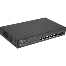Коммутатор TP-Link SG2210MP смарт, 8 портов PoE+ 1 Гбит/с, 2 SFP, 150 Вт