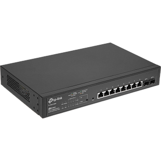 Коммутатор TP-Link SG2210MP смарт, 8 портов PoE+ 1 Гбит/с, 2 SFP, 150 Вт