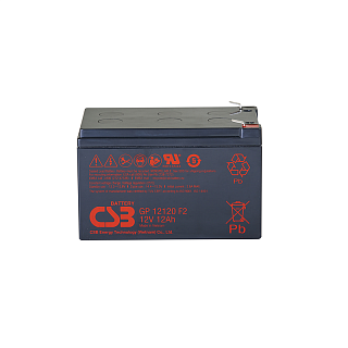 Батарея для ИБП CSB GP12120 F2, 12 В, 12 А·ч