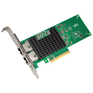 Сетевая карта Intel X710-T2L, 2 порта RJ-45 10 Гбит/с, PCIe 3.0, SR-IOV