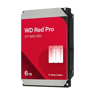 Жёсткий диск WD Red Pro 6 ТБ 3,5″, 7200 об/мин, кэш 256 МБ, для NAS