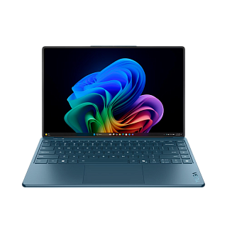 Ноутбук Lenovo Yoga Slim 9 14ILL10 14"(3840x2400 OLED)/Touch/Intel Core Ultra 7 256V(2.2Ghz)/16384Mb/1024PCISSDGb/noDVD/Int:Intel Arc Graphics 140V/Cam/BT/WiFi/75WHr/war 1y/1.23kg/tidal teal/Win11Home + 65W, RU kbd