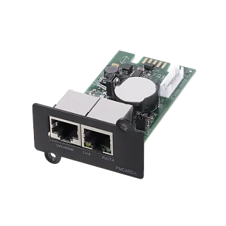 SNMP-карта CBR PMC-02E для ИБП, Ethernet, 2 порта RJ-45, русский и английский интерфейс