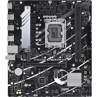 Материнская плата ASUS PRIME B760M-R D4, LGA1700, Intel B760, Micro-ATX, DDR4