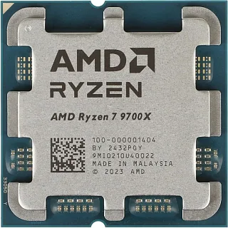 Процессор AMD Ryzen 7 9700X, AM5, OEM, 8 ядер, 16 потоков, до 5.5 ГГц, AMD Radeon Graphics
