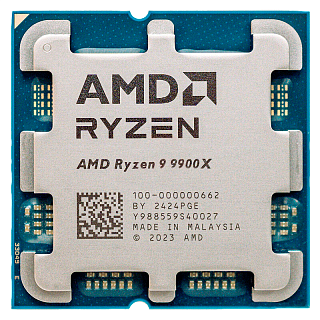 Процессор AMD Ryzen 9 9900X, AM5, OEM, 12 ядер, 24 потока, до 5.6 ГГц, AMD Radeon Graphics