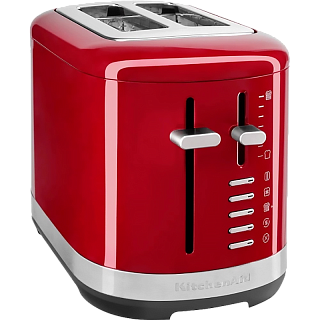 Тостер KitchenAid 5KMT2109EER на 2 тоста, 900 Вт, 7 степеней обжаривания, красный