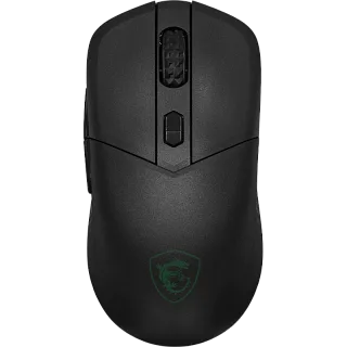 Мышь MSI VERSA 300 W, USB-A, Bluetooth, радиоканал, 8000 dpi, чёрный, подсветка