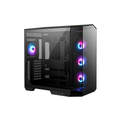 Корпус ПК MSI MAG PANO 100R PZ, Midi-Tower, чёрный, 4x120 мм ARGB, 2xUSB 3.2, 1xUSB 3.2 Type‑C, ATX/mATX/mITX