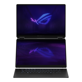 Ноутбук ASUS ROG Zephyrus Duo 16 GX651AX-SR118W Touch 16"(2880x1800 OLED (матовый))/Touch/Intel Ultra 9 386H(2.4Ghz)/65536Mb/1024PCISSDGb/noDVD/Ext:NVIDIA GeForce RTX 5090(24576Mb)/Cam/BT/WiFi/90WHr/war 1y/2.82kg/Stellar Grey/Win11Home + стилус; рюкзак