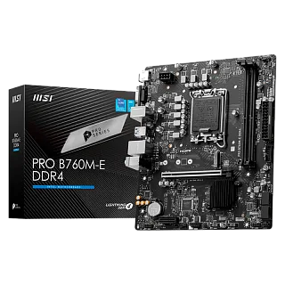 Материнская плата MSI INTEL B760 s1700, LGA1700, Micro-ATX, DDR4, PROB760M-EDDR4