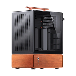 Корпус JONSBO T7 Mini‑Tower, чёрный, mATX/mITX, USB‑A 3.0 + USB‑C 3.2, без вентилятора