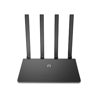 Wi-Fi роутер Netis N2 AC1200 10, 4 порта LAN, беспроводное подключение, чёрный