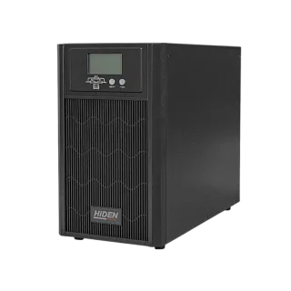 ИБП Hiden EXPERT HE11002S онлайн, 2000 ВА / 2000 Вт, 8 розеток IEC C13, встроенные АКБ 6 × 9 Ач