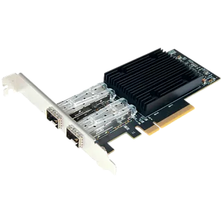 Сетевая карта Sunrich technology(h.k.) Broadcom PCIe 2-Port 10G SFP+ Network Adapter, 2 порта, PCIe 3.0 x 8