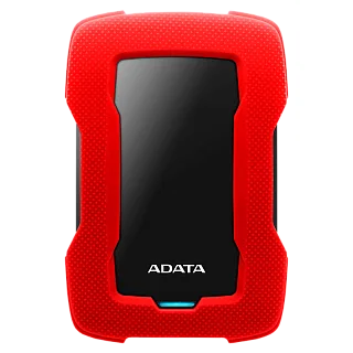 Внешний жёсткий диск 2TB ADATA HD330 (Red), Silicone, USB 3.2 Gen1, 133x89x16mm, 190g (ADATA AHD330-2TU31-CRD)