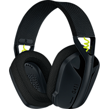 Гарнитура Logitech G435 LIGHTSPEED BLACK, радиоканал, Bluetooth 5.0, полноразмерные, чёрный, для геймеров