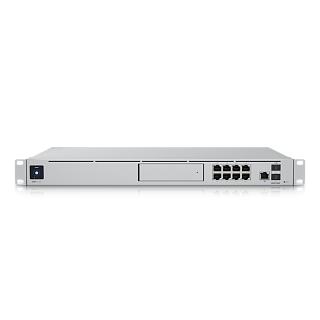 Маршрутизатор Ubiquiti UniFi UDM-SE для стойки, 1 WAN и 8 LAN, PoE 180 Вт, 10 Гбит/с