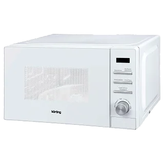 Микроволновая печь Korting KMO 820 GW, 20 л, 700 Вт, электронное управление, 8 программ, белое стекло