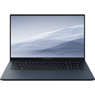 Ноутбук Maibenben M17A-R574UM 17.3"(1920x1080 IPS (60Hz))/AMD Ryzen 5 7430U(2.3Ghz)/8192Mb/512PCISSDGb/Int:AMD Radeon/Cam/BT/WiFi/45WHr/war 1y/2.06kg/Blue/Linux + Screen 60Hz, 300nits, 16:9