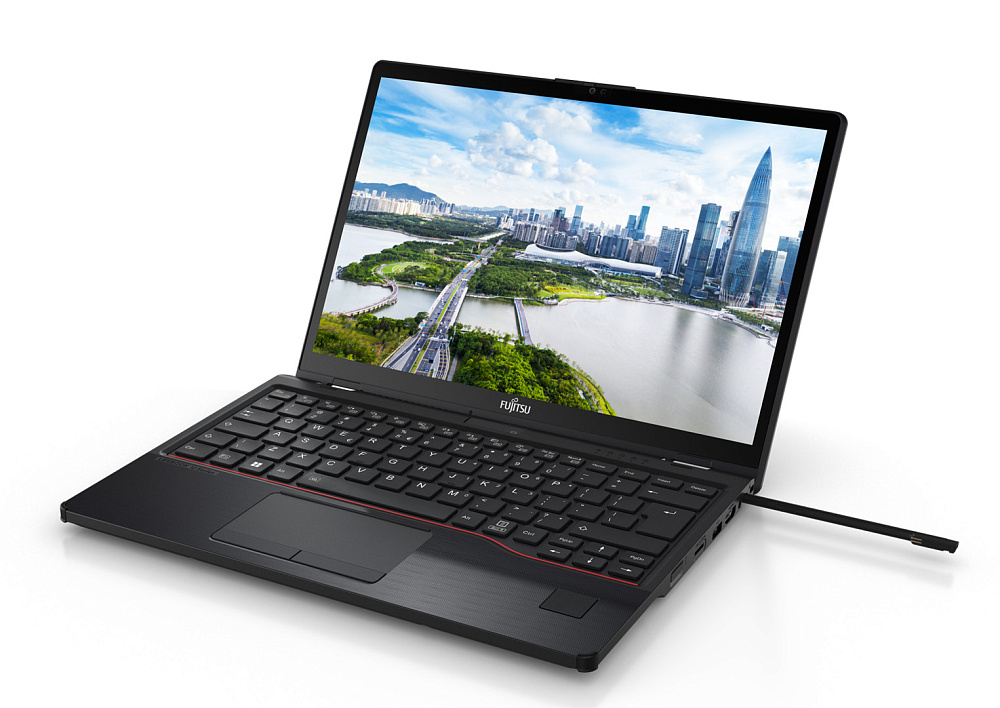 Ноутбук-трансформер Fujitsu LIFEBOOK U5313X U5313X71B BLACK 360°, Intel Core i7-1365U, 32GB LPDDR5-4800MHz, SSD 4TB, Intel Iris Xe Graphics, 13,3" WUXGA Touch + Pen, WINDOWS 11 PRO, КЛАВИАТУРА RU/US, сделано в Японии, гарантия 1 год, фото 5