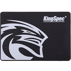 Твердотельный накопитель Kingspec SSD P3-512, 512 GB, 2.5" 7 mm, SATA3, чтение 570 MB/s, запись 540 MB/s, 3D NAND