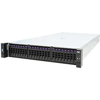 Серверная платформа 2U 8x 2.5" NVMe + 16x 2.5" SAS/SATA hot-swap (3x PCIe Gen5 Tri-mode 8-port backplane), 2x 2.5" SATA hot-swap (AIC XP1-S201VA02)