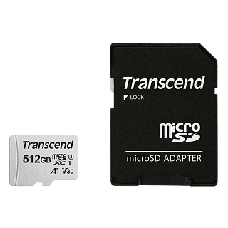 Карта памяти Transcend TS512GUSD300S-A, 512 ГБ