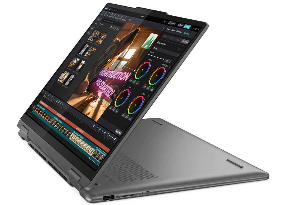 Ноутбук-трансформер Lenovo Yoga 7 2-in-1 14IML9 83DJ00AJRK, Storm Grey, 14" WUXGA OLED 60Hz Touch + Lenovo Digital Pen, Intel® Core Ultra 5 125H, Intel Arc Graphics, 16 GB LPDDR5x-7467, SSD 512 GB G4, WINDOWS 11 PRO, КЛАВИАТУРА RU/US, гарантия 1 год, фото 7
