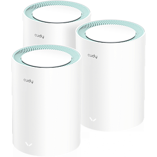 Mesh-система Wi-Fi Cudy AX1500 Gigabit Wi-Fi 6 Mesh Solution, 3 модуля, 2 порта LAN, 2 антенны