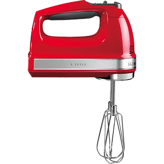 Ручной миксер KitchenAid 5KHM9212EER, 9 скоростей, 85 Вт, красный