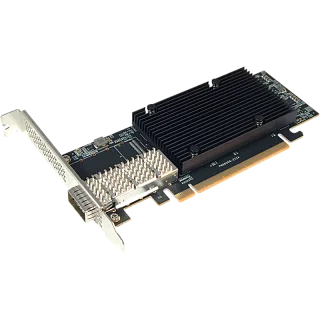 Сетевая карта Sunrich technology(h.k.) Broadcom PCIe 1-Port 200G QSFP56 Network Adapter, 1 порт, PCIe 4.0 x 16