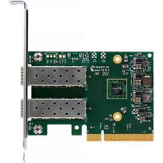 Сетевая карта Mellanox ConnectX-6 Lx MCX631102AN-ADAT, 2 порта SFP28 25 Гбит/с, PCIe 4.0 x8