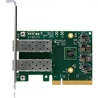 Сетевая карта Mellanox ConnectX-6 Lx MCX631102AN-ADAT, 2 порта SFP28 25 Гбит/с, PCIe 4.0 x8