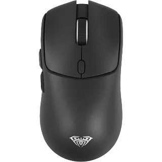 Мышь AULA SC580X, проводное и беспроводное подключение, чёрный, подсветка