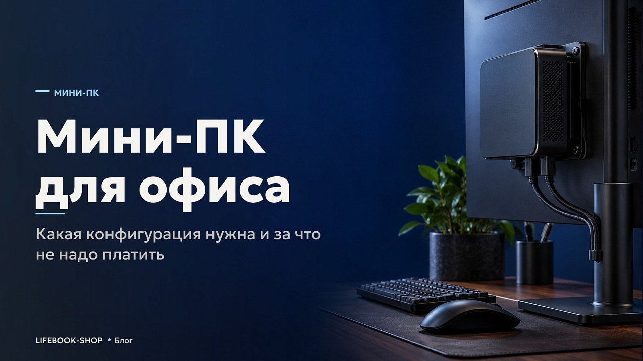 Мини-ПК для офиса: какая конфигурация нужна и за что не надо платить