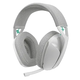 Гарнитура Logitech G321 LIGHTSPEED, радиоканал, Bluetooth 5.2, полноразмерные, белый, микрофон поворотный