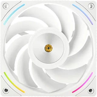 Корпусной вентилятор Thermalright Cooler Reverse TL-K12RW, вентилятор 120 мм, 2150 об/мин, белый, шум 27 дБА