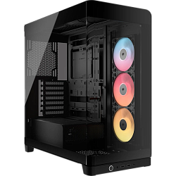 Корпус Corsair Frame 4500X RS-R ARGB, Midi-Tower, чёрный, 3×120 мм ARGB вентиляторы, 2×USB‑A 3.2, 1×USB 3.2 Type‑C, поддержка E‑ATX/ATX/mATX/mITX