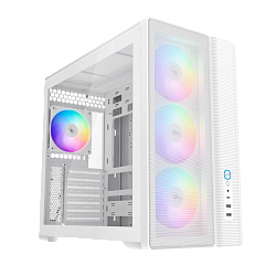 Корпус для ПК SAMA S50 ARGB White S50-WHAGA4X1-GL
