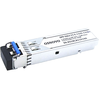 Трансивер OSNOVO SFP-S2LC15-G-1310-1310-I SFP 1,25 Гбит/с, два волокна SM, 2LC, до 20 км, DDM