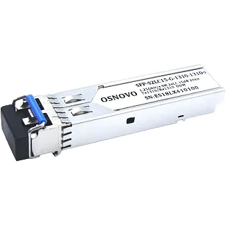 Трансивер OSNOVO SFP-S2LC15-G-1310-1310-I SFP 1,25 Гбит/с, два волокна SM, 2LC, до 20 км, DDM