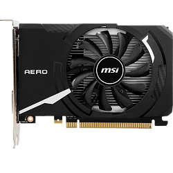 Видеокарта MSI NVIDIA GeForce GT 1030 AERO ITX 4GD4 OC, 4 ГБ DDR4, PCIe 3.0