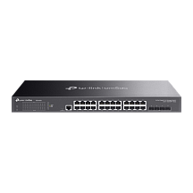 Коммутатор TP-Link JetStream SG3428X управляемый L2+, 24 порта 1 Гбит/с, 4 SFP+ 10 Гбит/с