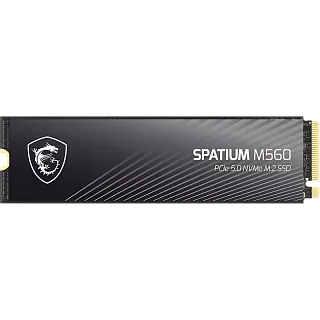 Твердотельный накопитель MSI SSD SPATIUM M560, 2 ТБ, 3D TLC, чтение 10300 МБ/с, 1200 ТБ
