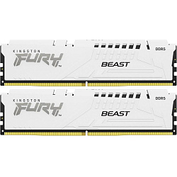 Оперативная память Kingston 32GB 6000MT/s DDR5 CL36 DIMM (Kit of 2) FURY Beast White EXPO (Kingston KF560C36BWE2K2-32)