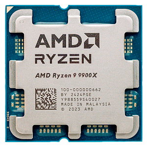 Процессор APU AM5 AMD Ryzen 9 9900X (Granite Ridge AM5, 12C/24T, 4.4/5.6GHz, 64MB, 120W, Radeon Graphics) OEM